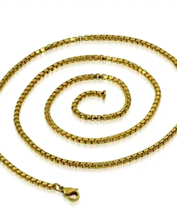 Lux Kæde Forgyldt 3mm 60cm