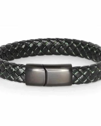 Major Green Line Læderarmbånd