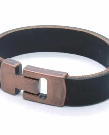 Mazo Læderarmbånd Bronze