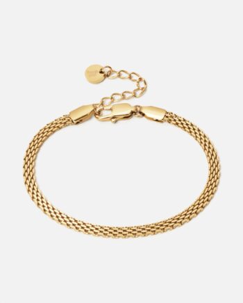 Mesh Armbånd 18k Guldbelagt 3mm
