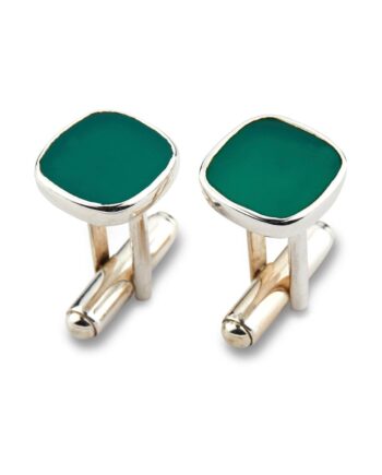 Nordkraft Cushion Green Onyx Manchetknapper