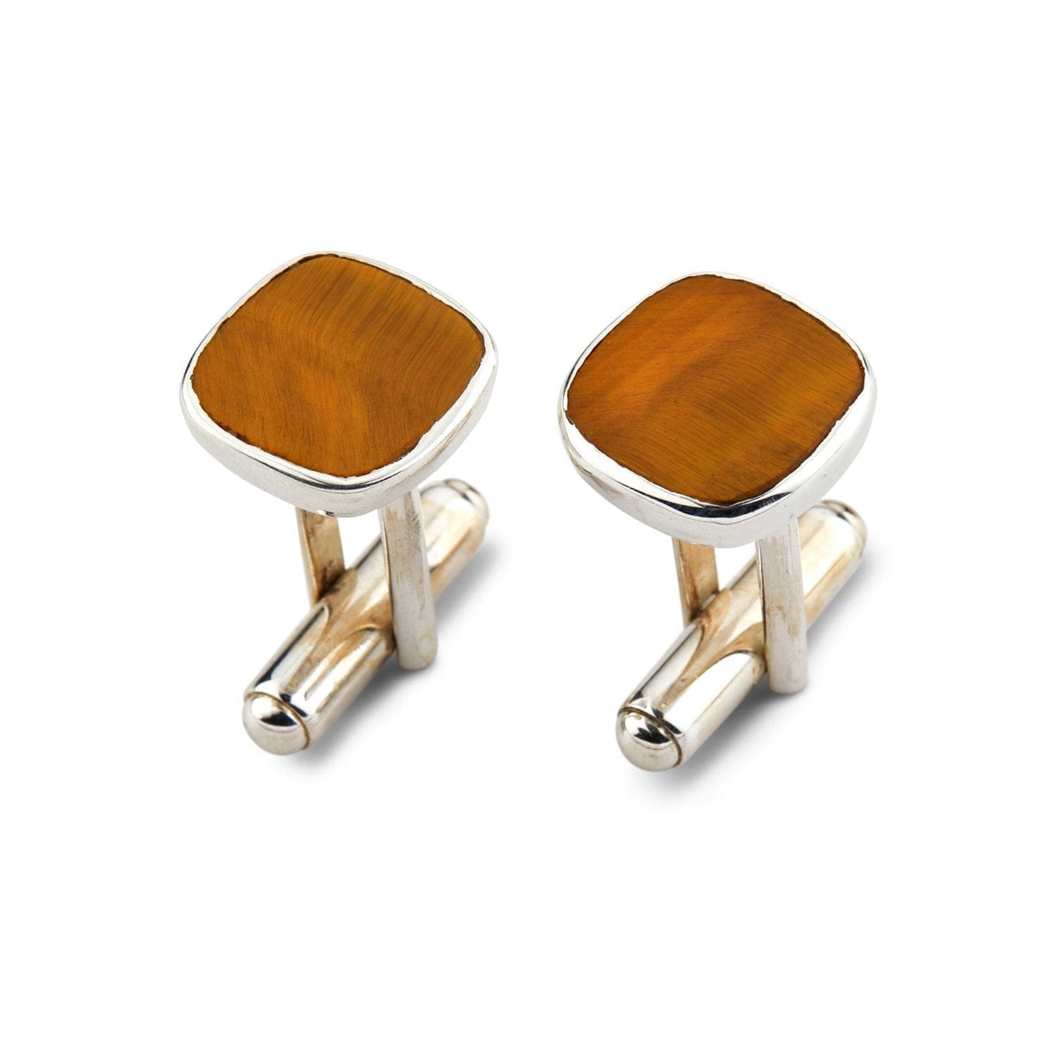 Nordkraft Cushion Tiger   Eye Manchetknapper