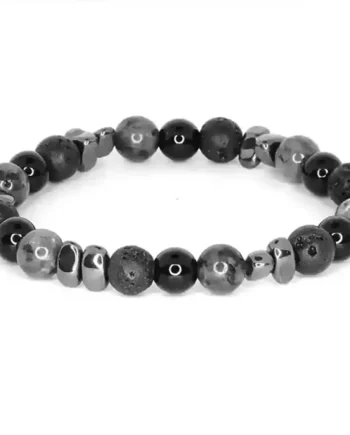 Obsidian Stone Armbånd   Herrearmbånd   Mm