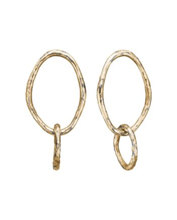 Onassis Duo Golden Plain ørestikkere