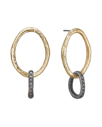 Onassis Loop Pavé ørestikkere