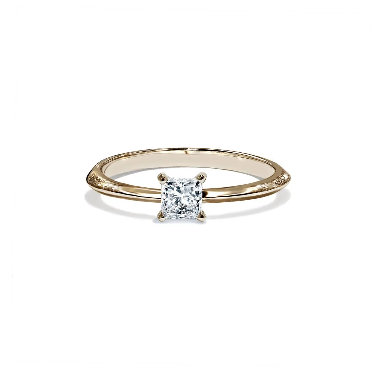 Oxford Square Cut Solitaire Ring