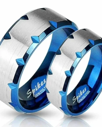 Quot Blue Quot  Ring   Rustfrit Stål