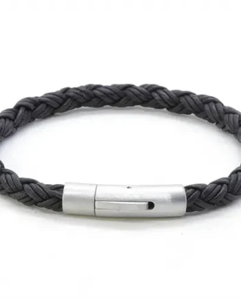 Quot Italy Quot  Læderflet Armbånd