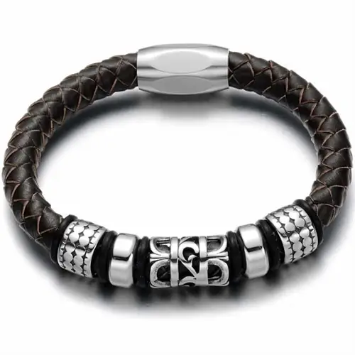 Real   Læderarmbånd