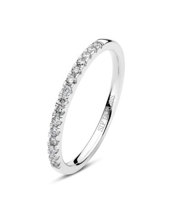 Ring Alba 14 Kt  Guld El  Hvidguld   23 Ct Tw  -  Vs Lab-grown Diamanter