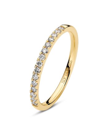 Ring Alba 14 Kt  Guld El  Hvidguld   23 Ct Tw  -  Vs Lab-grown Diamanter