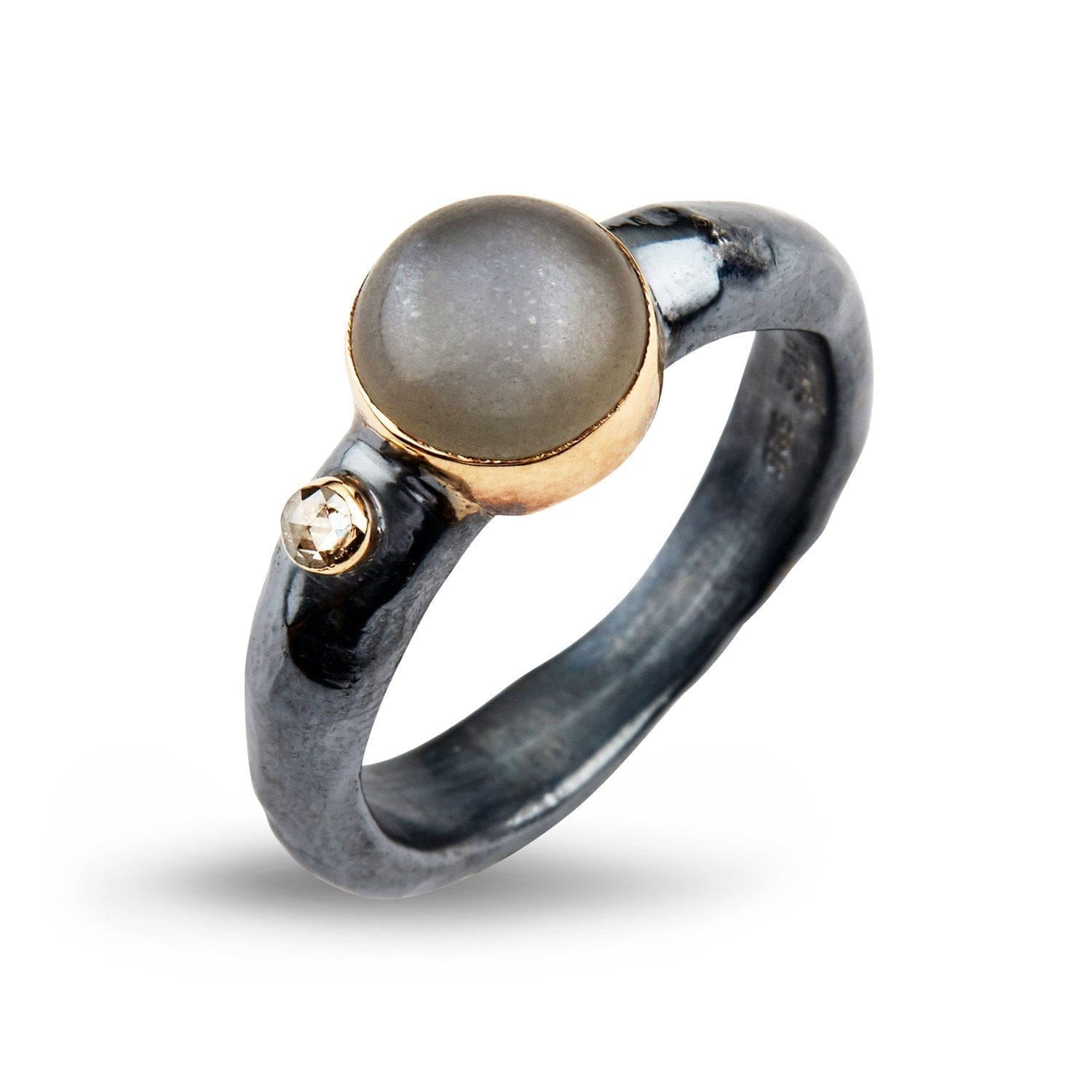 Ring Antique Grey Moon 52