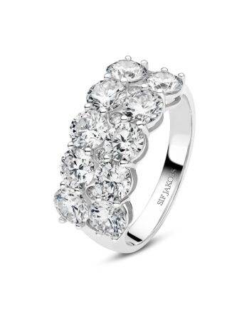 Ring Ariccia 14 Kt  Guld El  Hvidguld   62 Ct Tw  -  Vs Lab-grown Diamanter