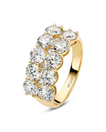 Ring Ariccia 14 Kt  Guld El  Hvidguld   62 Ct Tw  -  Vs Lab-grown Diamanter