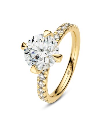 Ring Venice Solitaire Altro 14 Kt Guld El  Hvidguld   80-  40 Ct Tw  -  Vs Lab-grown Diamanter