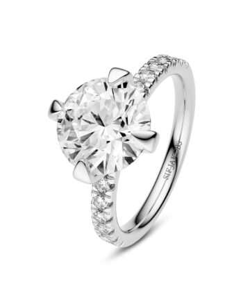 Ring Venice Solitaire Altro 14 Kt Guld El  Hvidguld   80-  40 Ct Tw  -  Vs Lab-grown Diamanter