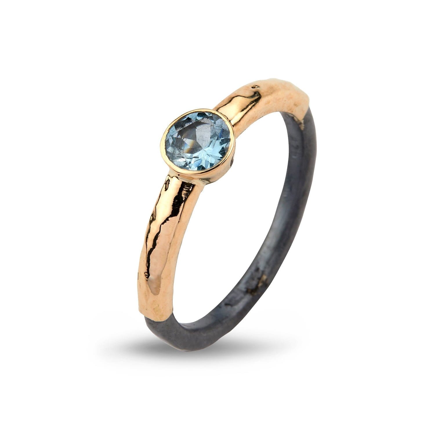 Ring Victoria Aquamarine Faceted 52