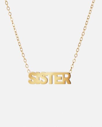 Sister Halskæde 18k Guldbelagt