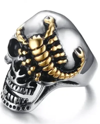 Skull Skorpion Ring
