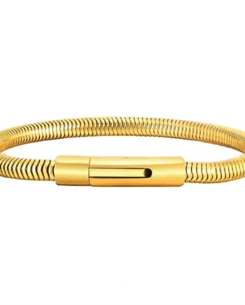 Snake Golden Armbånd   ædelstål 20   Cm