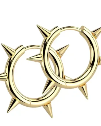 Spids ørering Med Store Spidser     Cm