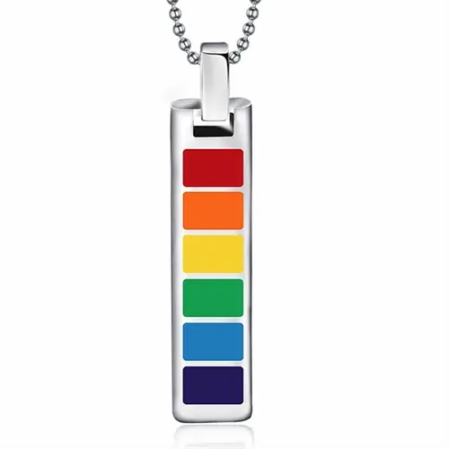Stick Gpride Halssmykke   Stål
