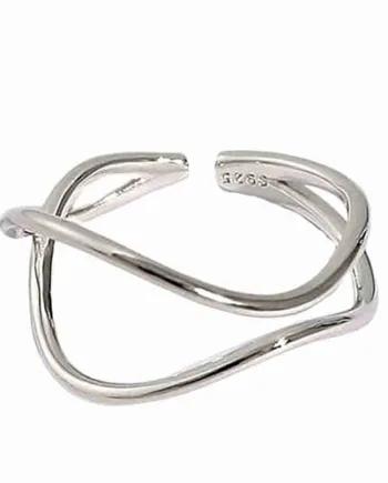 Thin Line Sterling 925 Fingerring