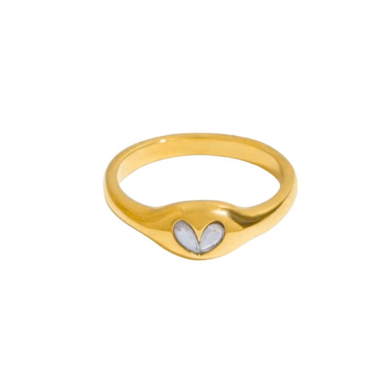 Tiny Heart Ring 54    Bay