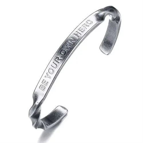 Tvistet Armbånd   Oxy Stål