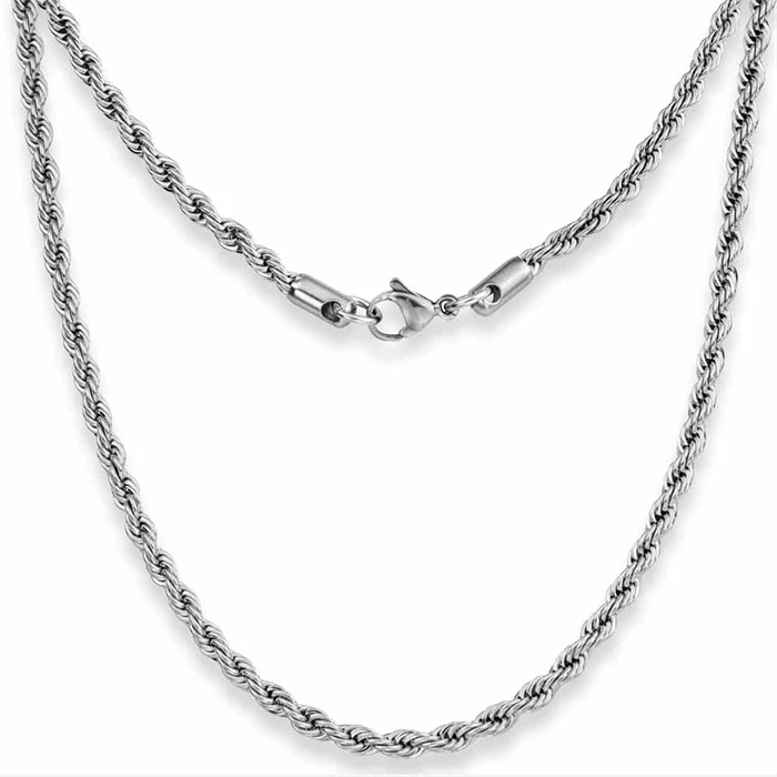 Twist Rustfri Stålkæde 3mm