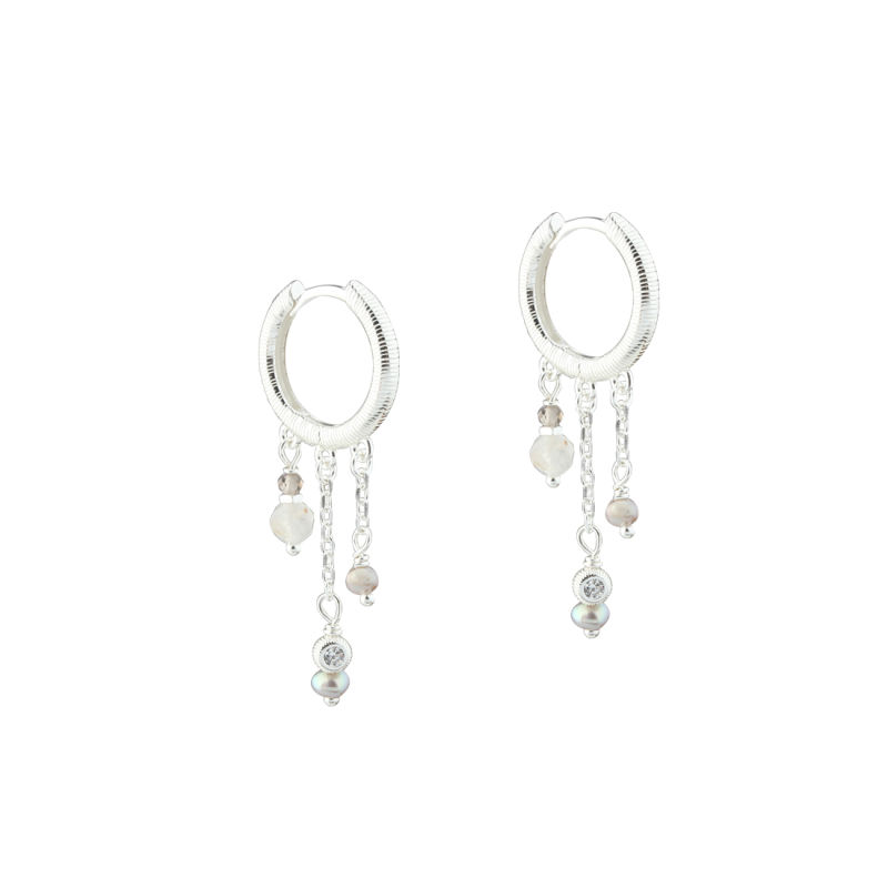 Whisper Hoop   Silver