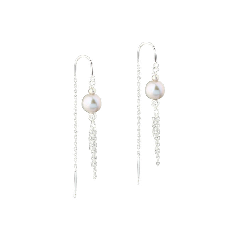 Whisper Pearl Thread   Silver