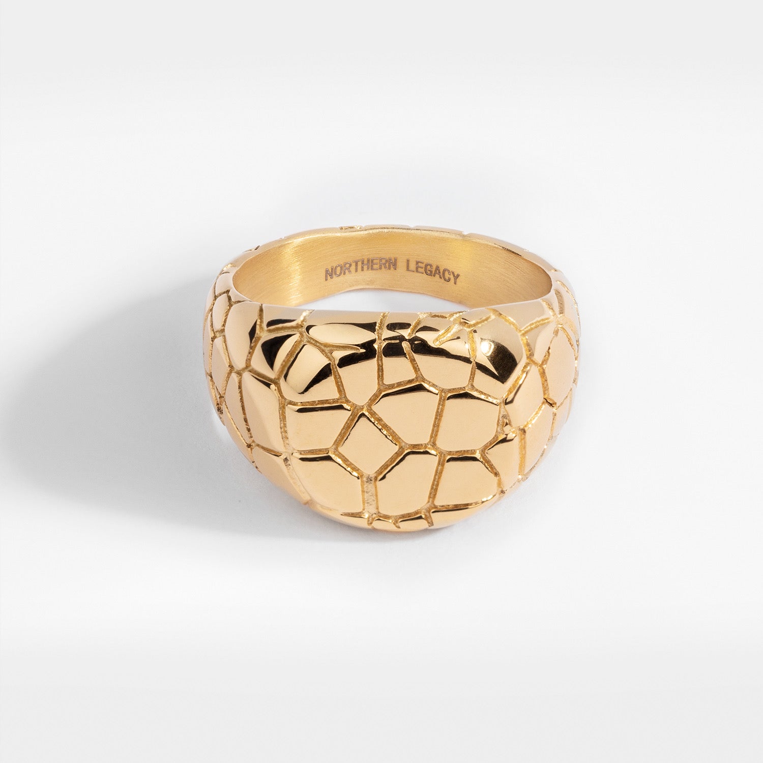 Earthquake Signature Guldtonet Ring Str    Herre Northern Legacy