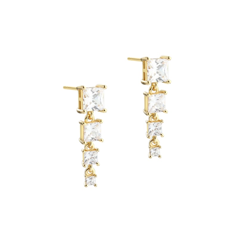 Edge Long Earstud    Golden