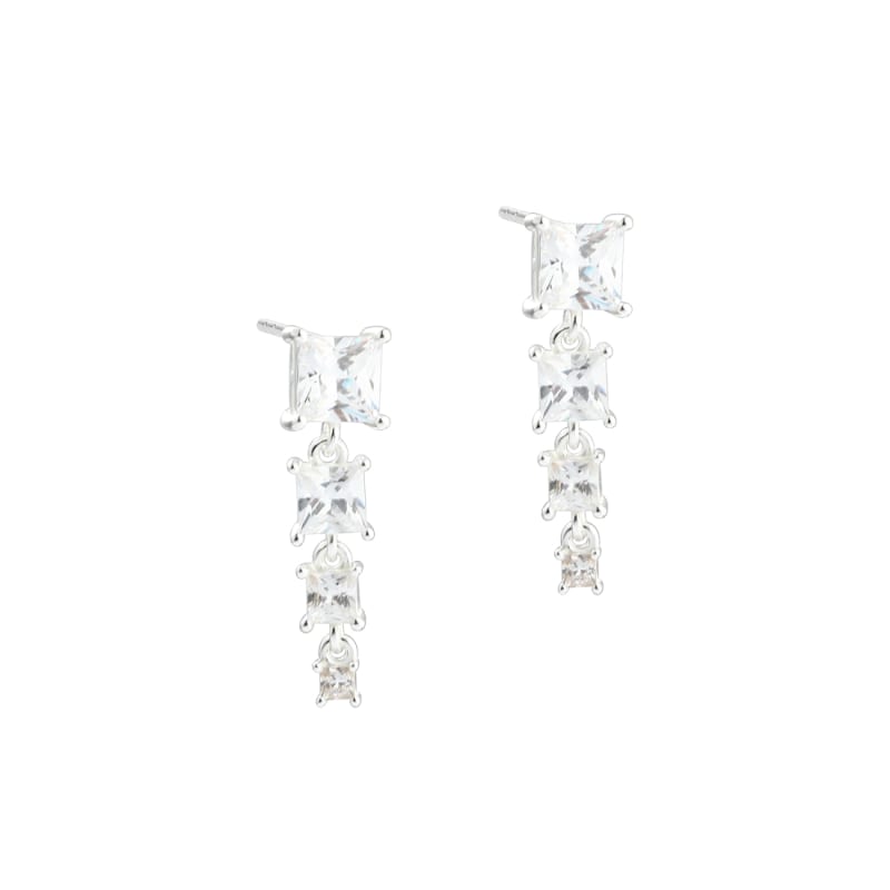 Edge Long Earstud    Silver