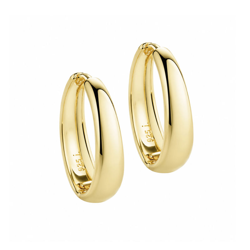Emma Hoop 12 Mm    Golden