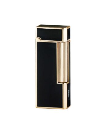 Eurojet Milano Flint Lighter   Guld Og Sort Farve