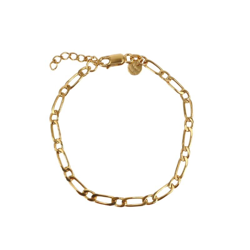 Figaro One Bracelet   Golden