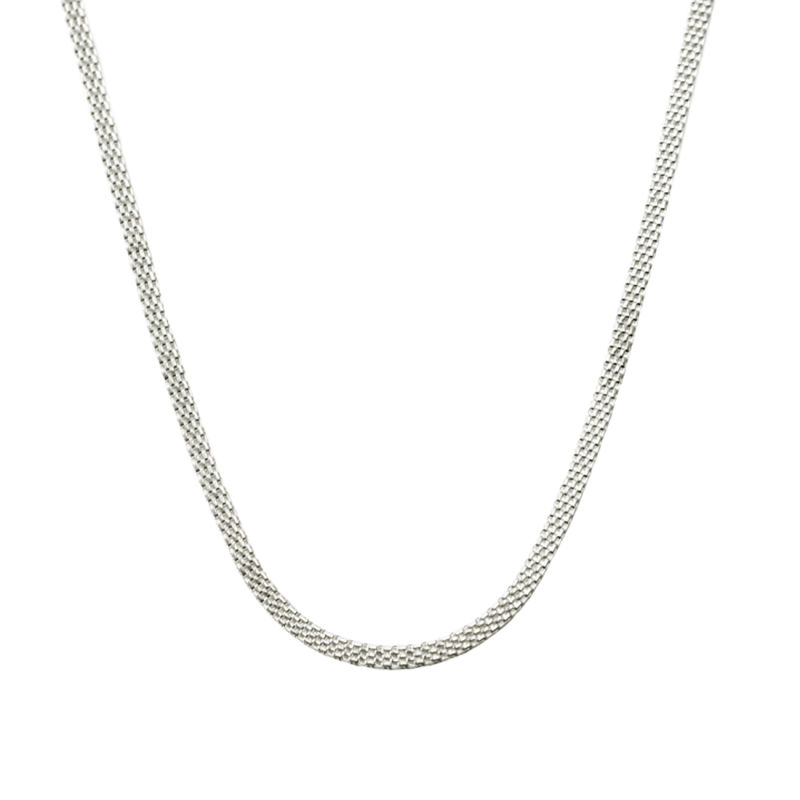Flata Necklace   Silver