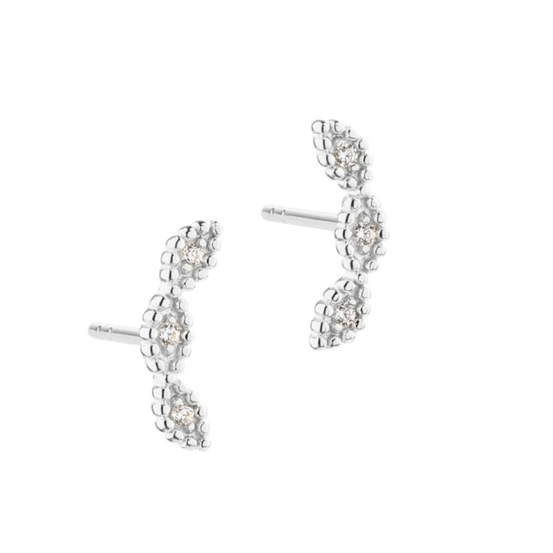 Flowers Up The Ear   Silver
