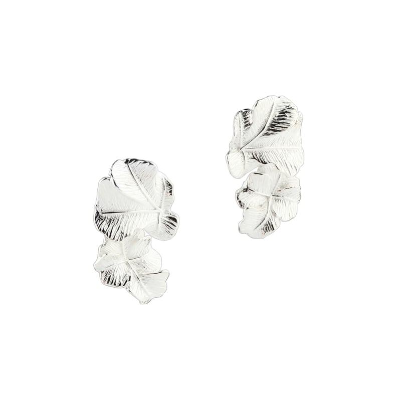 Folio Big Earstud   Silver