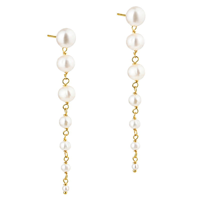 Ghita Long Earring   Golden