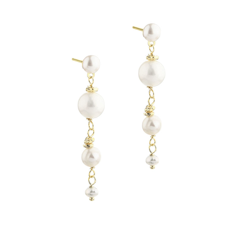 Ghita Short Earring   Golden