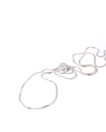 Halskæde  Texastie Plain 68 Cm Kæde Sterling Forsølvet