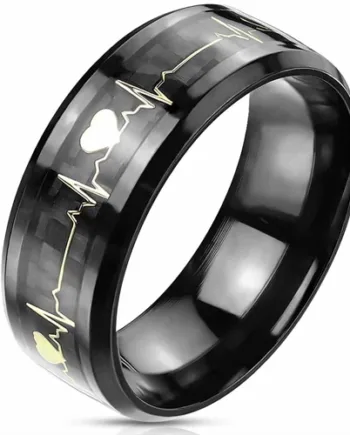 Heartbeat Blackcoatet Herrering Inlay