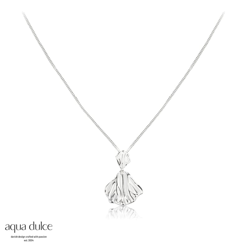 Hulda Long Necklace   Silver