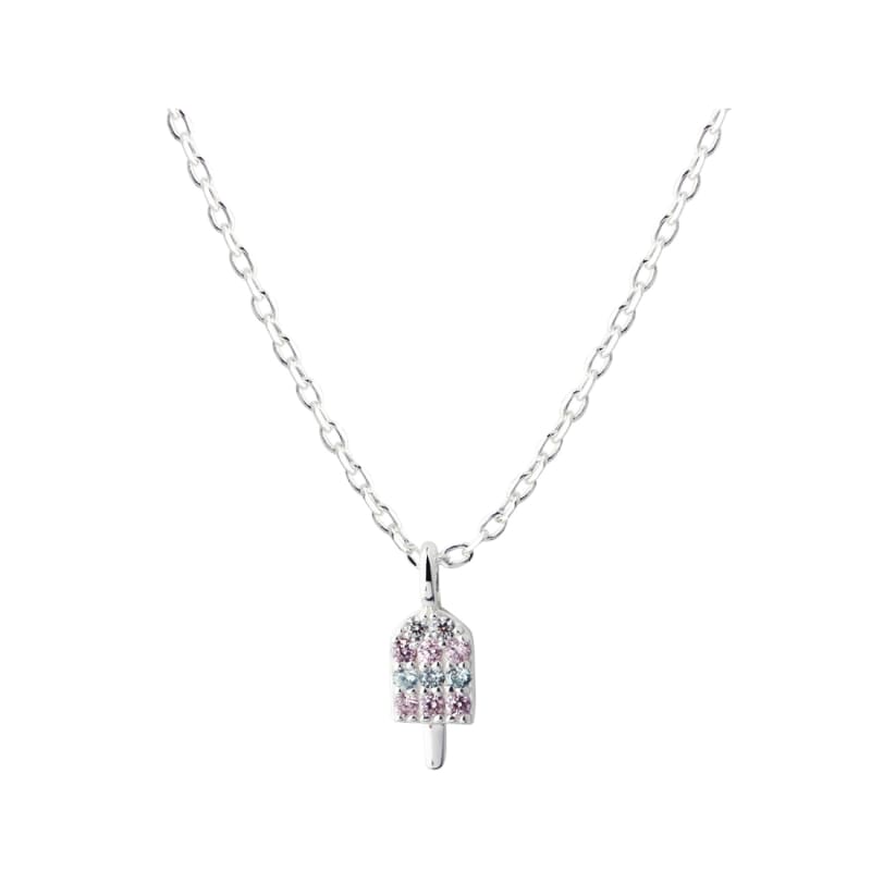 Ice Necklace   Silver