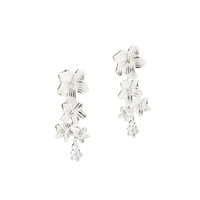 Jasmin Big Earstud   Silver