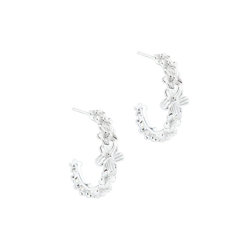 Jasmin Big Hoop   Silver