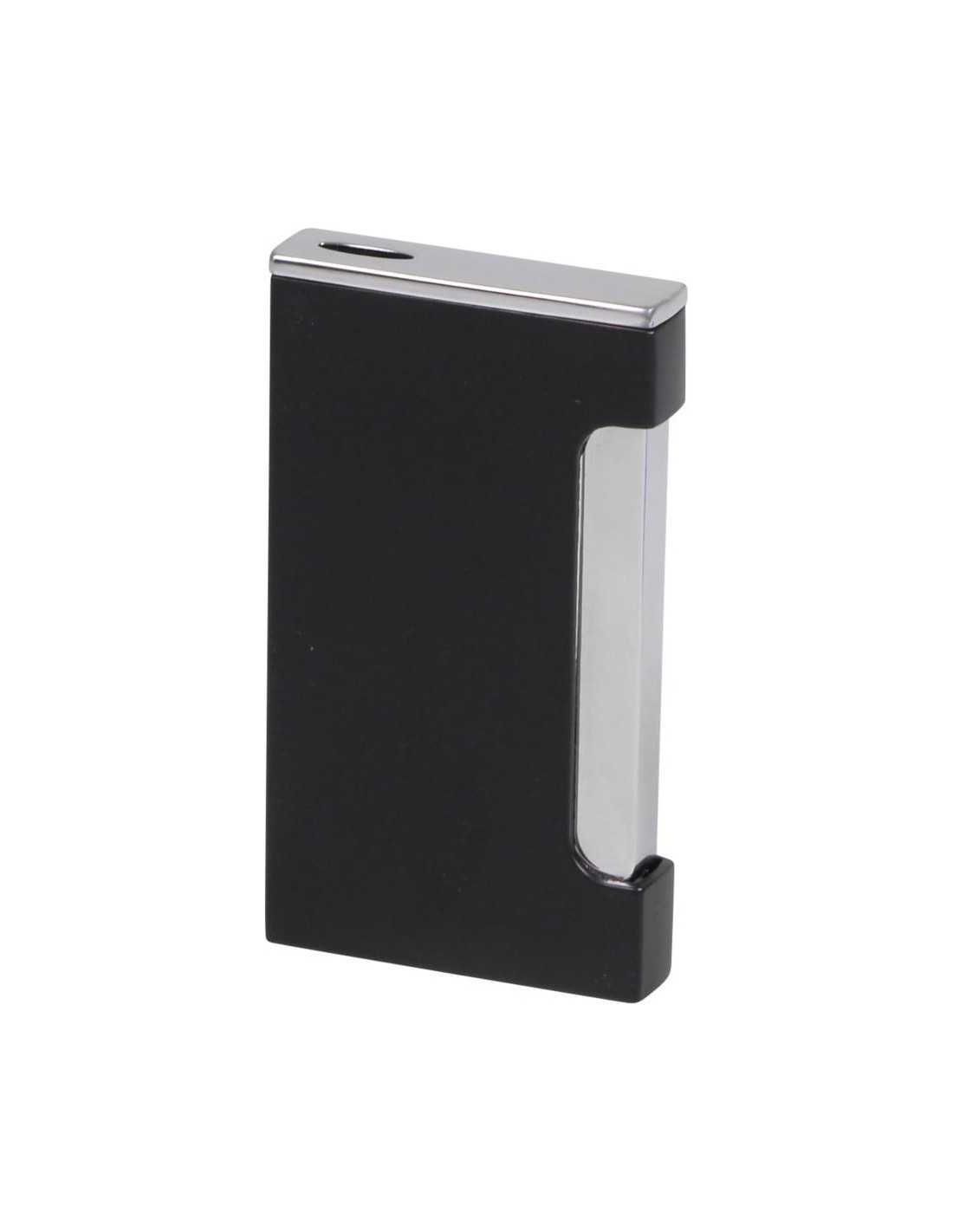 Jean Claude  Quot Flat Flame Quot  Jet Lighter Sort Matte Krom